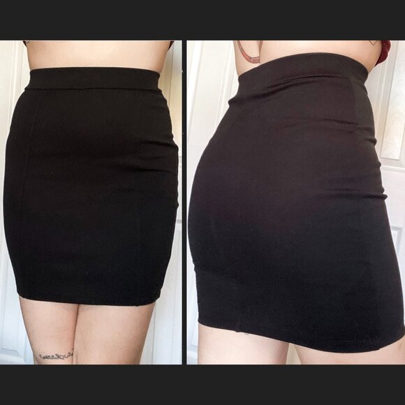 Black Pencil Skirt - Picture 1 of 4